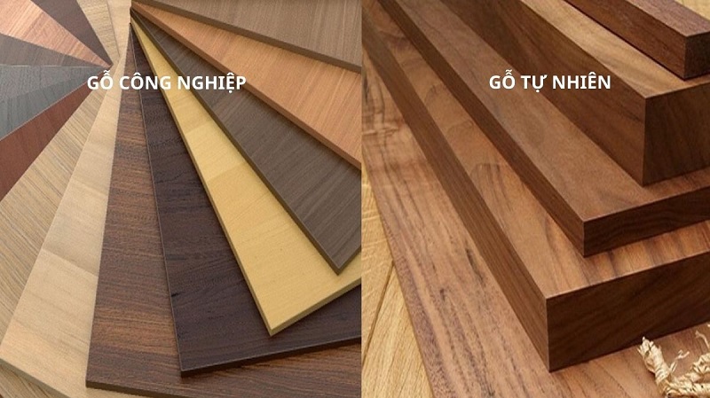 Chọn gỗ tự nhiên hay gỗ công nghiệp để làm nội thất?