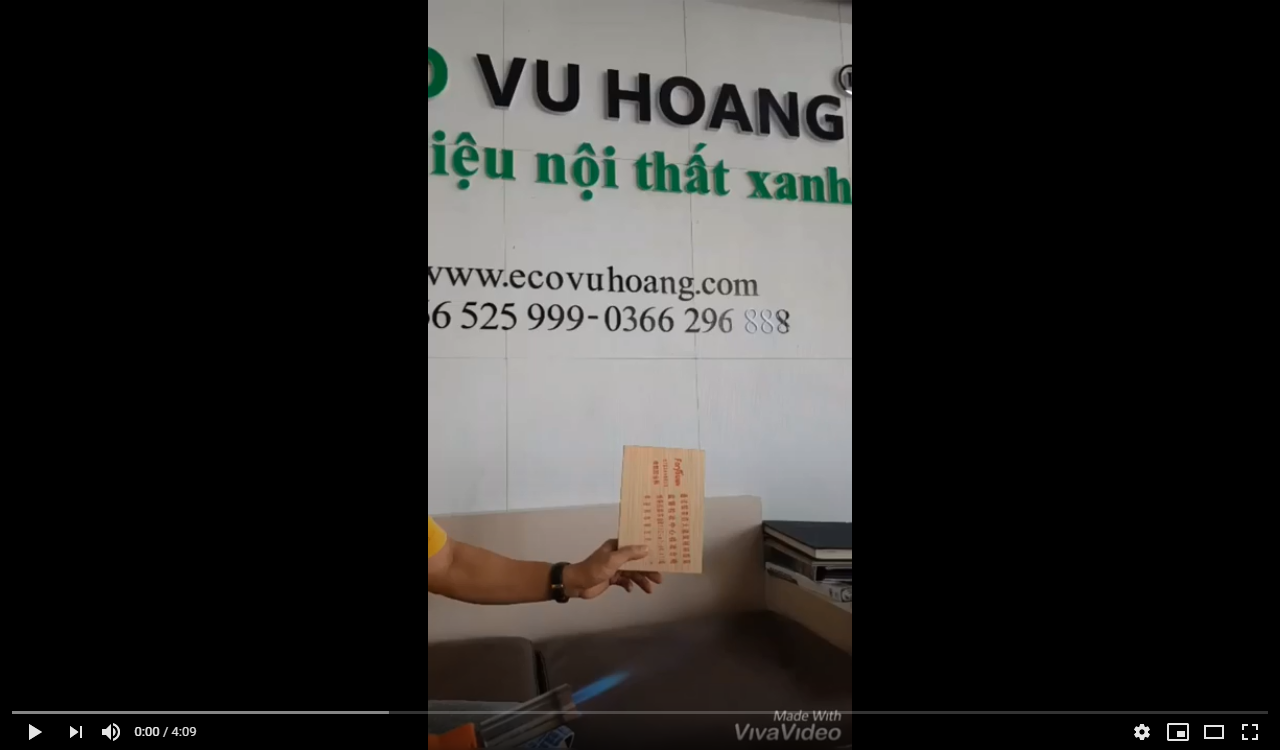 Tính năng chống cháy của Plywood