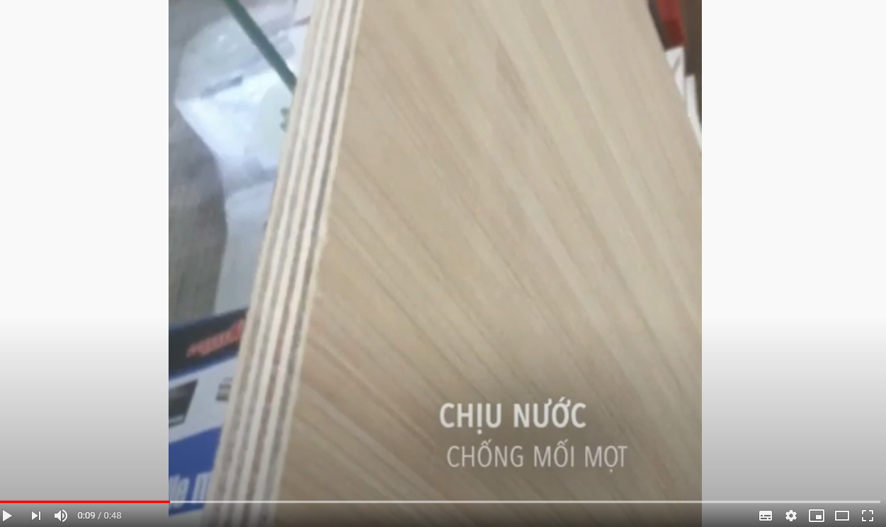 Ván ép chịu nước phủ min